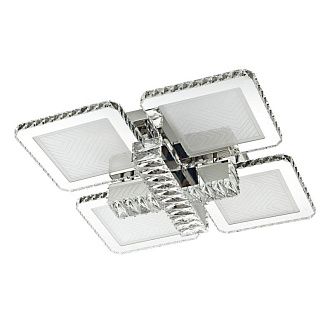 Светильник 60*60*16- см, *LED*140W, 3000-6000K, LED4U L3011-4, Хром