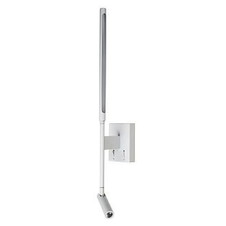 Бра 8*13*57 см, LED 6Вт+3ВтW, 3000К, Белый LEDtrec LT7181 WH