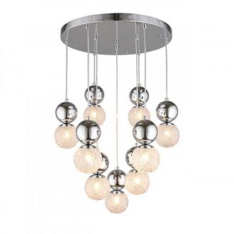 Каскадная люстра 58*50-150 см, G9, 5W, Aployt Violet APL.763.03.09, хром