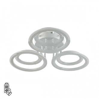 Потолочный светильник 58*12 см, 1 LED 80W 3000-4000-6000K Lumion Osaka 8028/80CL белый