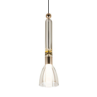 Подвесной светильник 12.5*80/200 см, LED 6W 3300К MODESTYLE MS.1631.1 золото/черный