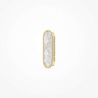 Бра 4,4*10,7*-30 см, *LED*15W, 2700-4000K, Maytoni Perlamour MOD429WL-L15BSK, Латунь