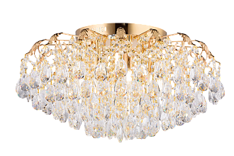 Люстра Ø650 x H380, мм, 8*40W (320W) + 8*3W (24W), FGD (ЗОЛОТО) Rilon 1504/8+8 FGD