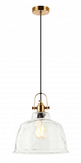 Подвесной светильник Stilfort Bell 2117/00/01PL, диаметр 30 см, латунь