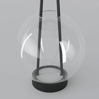 Настольный светильник 20*20*32 см, LED*6W, 3000K, Eurosvet Frasco 80507/1, черный, a069349