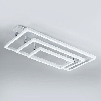 Светильник 80*40*20 см, LED 220W, 3000 / 6000K, Белый LED4U L11001-3CL WH