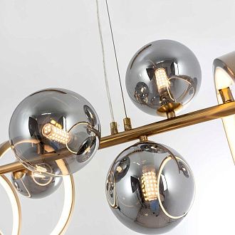 Подвесной светильник 40*120*50/100 см, LED 200W 3000-6000K MODESTYLE MS.1900.1200 BS латунь