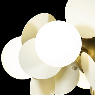Люстра подвесная Matisse 10008/6 white, диаметр 35 см, золото