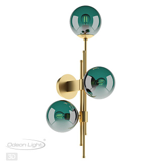 Настенное бра Odeon Light Brazeri 4800/3W, бронза