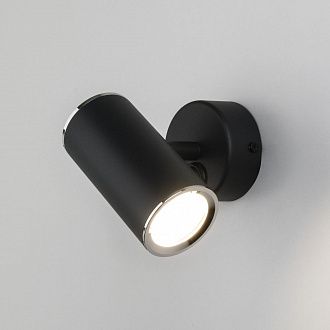 Настенный светодиодный светильник Elektrostandard Rutero MRL 1003, черный,  4690389136450