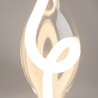 Подвесной светильник 12*12*364 см, LED, 3000К, Maytoni LOOP MOD290PL-L14BS3K латунный