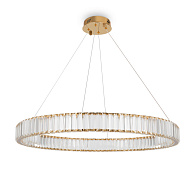 Светильник 80 см, 30W, 3000-5000K, Freya Tier FR5257PL-L32G, латунь