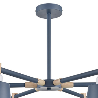 Люстра потолочная 80*51 см, 6*E27 Lumion ROSALINA 8098/6C синий