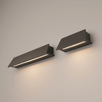 Светильник настенный 9*40*8 см, LED, 10W, 3000К, Maytoni Trupp O429WL-L10GF3K серый