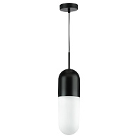 Подвес 12*185 см, 1*E27*6W, Черный матовый Lightstar Ramo 690117