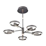 Люстра 71*71*52 см, 5*LED*45W, 3000 - 6000K Gerhort G61415/5GR, Серый;Золото