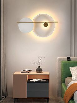 Настенный светодиодный светильник Inodesign Round White 44.4680
