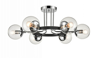Потолочная люстра  71*27 см, 6*E14 хром Vele Luce Intenso VL1413L06