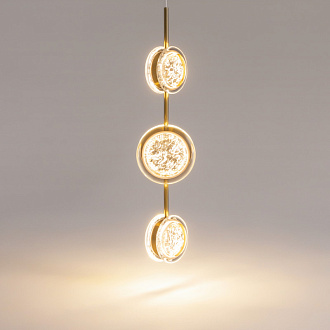 Подвесной светильник 12,6*13*368 см, LED, 3000К, Maytoni Pharao MOD361PL-L22BS3K латунный