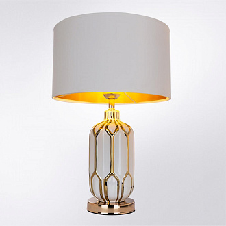 Светильник 46 см, Arte Lamp REVATI A4016LT-1WH, белый-золото