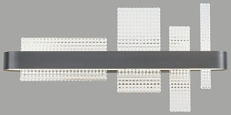 Светильник настенный Wertmark Lotta WE461.01.021, 12*65 см, черный