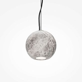 Подвесной светильник 12 см, Maytoni Basic Texture MOD461PL-01GR, черный-мрамор