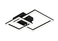Люстра L355 x W355 x H75, мм, 56W 3000K-6500K, BLACK (Черный) Rilon 3452/1+1 BLACK