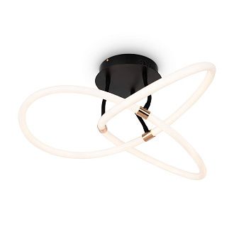 Светильник *60*-23 см, *LED*44W, 4000K, Freya Нарядный/Fancy FR6059CL-L35B, Черный с Золотом