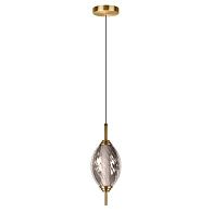Подвесной светильник *12*-27,5 см, 1*LED*30W, 4000K, LOFT IT Helix 10421/A Smoke, бронзовый