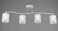 Люстра L850 x W120 x H300, мм, 4*40W (160W), WT+FGD(БЕЛЫЙ+ЗОЛОТО) Rilon 2283/4 WT+FGD