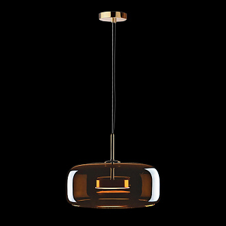 Светильник подвесной LOFT IT LED Dauphin 10040B, 12W LED, 3000K, диаметр 30 см, золото