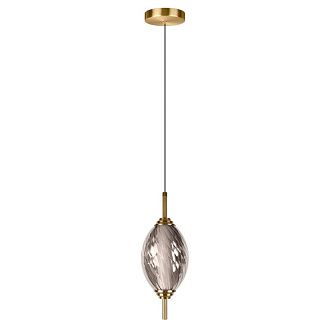 Подвесной светильник *12*-27,5 см, 1*LED*30W, 4000K, LOFT IT Helix 10421/A Smoke, бронзовый