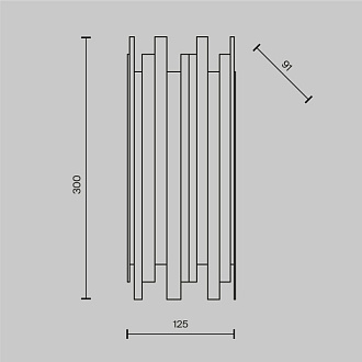 Бра Maytoni Coliseo MOD136WL-01BS, латунь