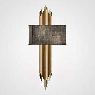 Бра Sohne CG 90-0009 FIORE Black H75 W32 32*32*75 см, 2*E14*40W, 3000K, ImperiumLoft 44.29, Золотистый