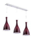 Люстра L580 x W80 x H1200, мм, 3*40W (120W), PURPLE(Фиолетовый) Sfera Sveta 5063/3 PURPLE