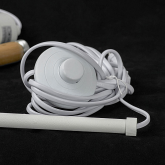 Торшер 99*45*189 см, 1*E27 Lussole Weston LSP-0656 белый