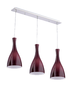 Люстра L580 x W80 x H1200, мм, 3*40W (120W), PURPLE(Фиолетовый) Sfera Sveta 5063/3 PURPLE