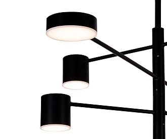 Люстра 100*90 см, LED 112W, 3000K Мекли черный Kink Light 07650-8D,19(3000K)