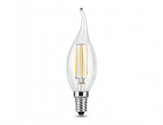 104801205 Лампа Gauss Filament Свеча на ветру 5W 450lm 4100К Е14 LED 1/10/50