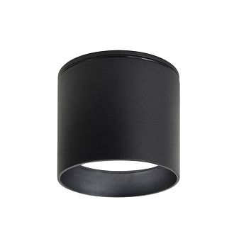 Уличный накладной светильник 8,3*7,3 см, 1*GX53LED, 17W, Favourite Fantum 4661-1U, черный матовый
