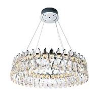 Подвесная люстра 80*80/100 см,  LED 45W 3000-5500K MODELUX premium ML.6901.800P CR хром