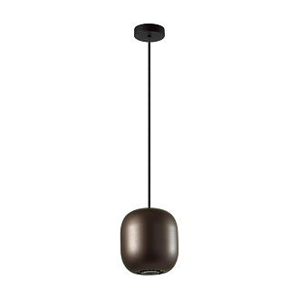 Подвес 12*12*120 см, 1 GU10*4W, Odeon Light Cocoon, коричневый 5060/1DA