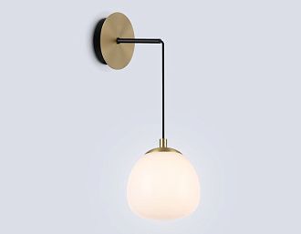 Бра со сменной лампой 13*20*40- см, 1*G9*28W, K, Ambrella Light High Light LH51005, золотой песок, черный