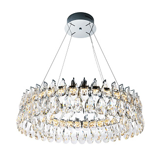 Подвесная люстра 80*80/100 см,  LED 45W 3000-5500K MODELUX premium ML.6901.800P CR хром