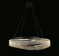 Люстра Ø1000 x H170 (1370), мм, 214W 3000K-6500K, BK (Черный) Rilon P7027/D1000 BK