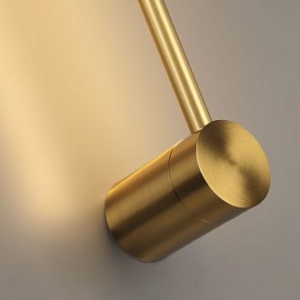 Настенный светильник 61 см, 12W, 3000-4000K, Odeon Light 4335/12WGP, золото