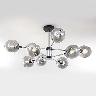 Светильник 91*91*41 см, Е 27 8x40W, Чёрный, Хром MODEMODERN MD.2695.8