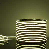 Светодиодный гибкий неон Гибкий неон 220V 9,6W 120Led 2835 IP67 односторонний холодный белый, 50 м Elektrostandard