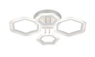 Люстра L540 x W400 x H120, мм, 64W 2700-6400K, WHITE (Белый) Rilon 2512/2+2 WHITE