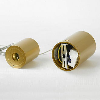 Подвесной светильник 7*140 см, 1*LED*20W 4000K Lussole Gilmer LSP-0931 матовое золото